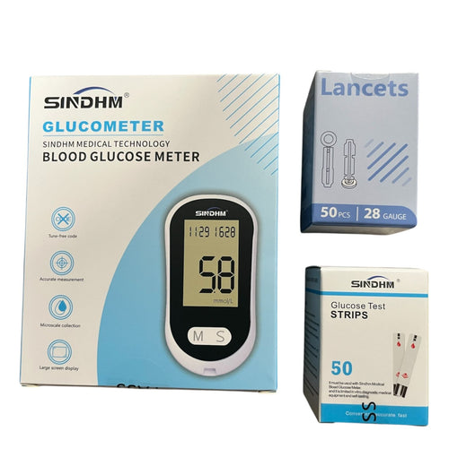 COMBO ESTUDIANTIL: GLUCÓMETRO + OXÍMETRO + TENSIÓMETRO