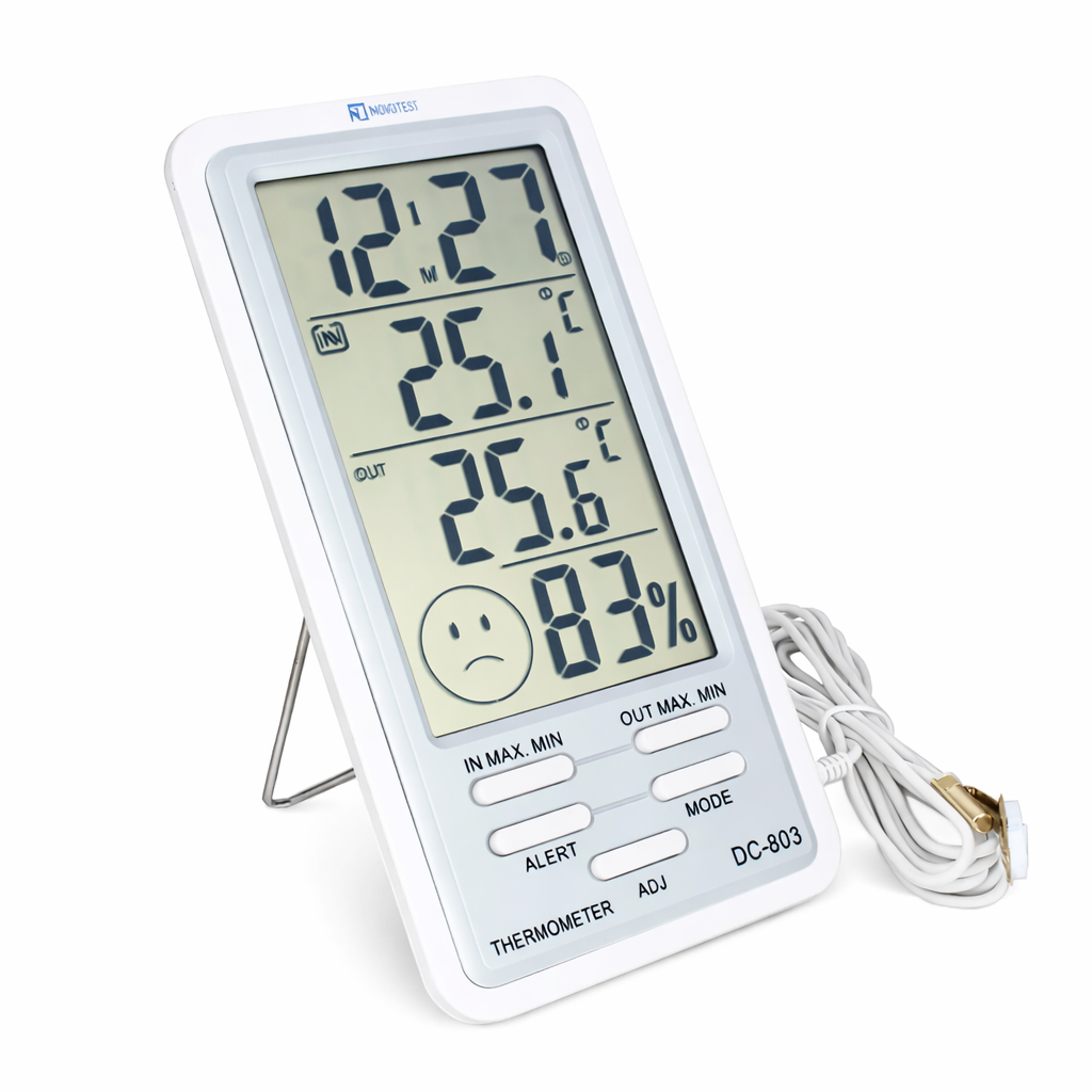 TERMOHIGRÓMETRO CON SENSOR EXTERNO DC-803