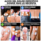 Tens 7000 Pro Estimulador Muscular 4 Canales Alivio Dolor